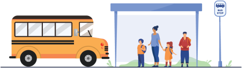 school bus vector image