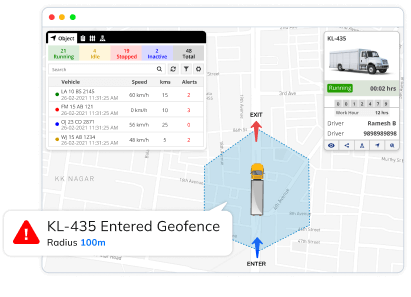 Elock geofence