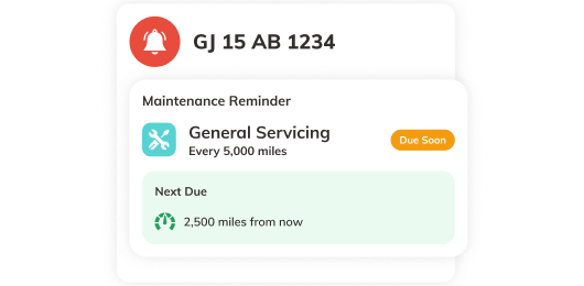 Maintenance Due widget