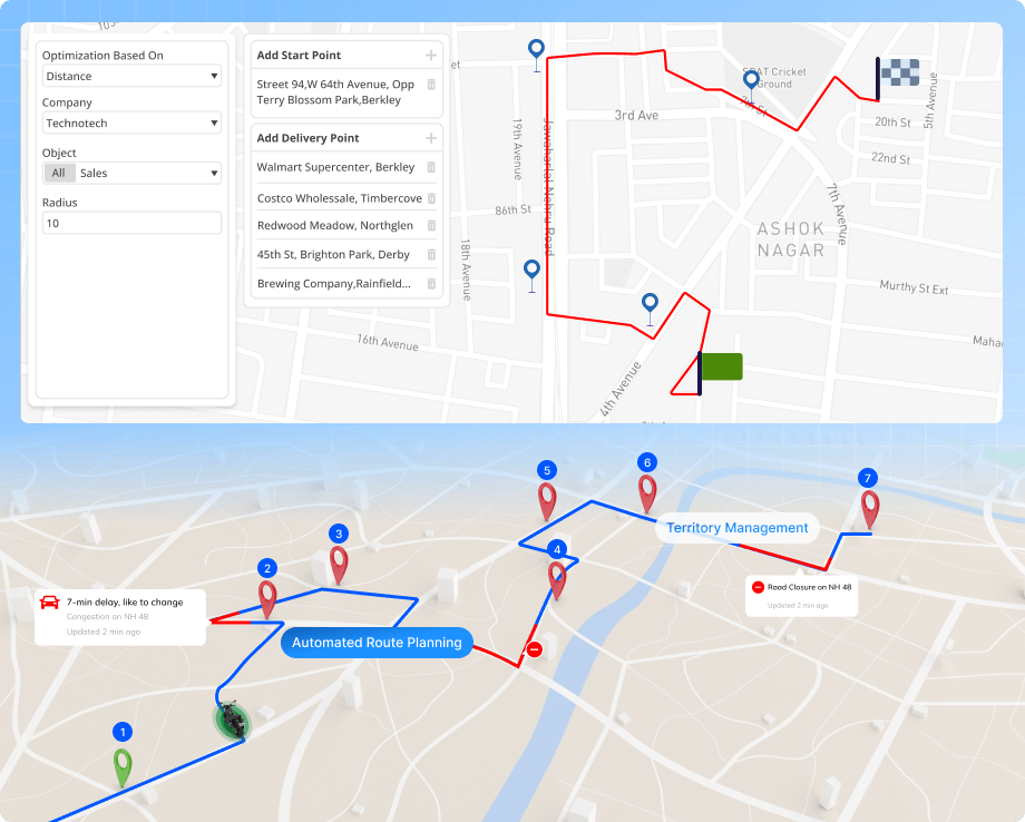 Route Optimization for Field Sales Solution