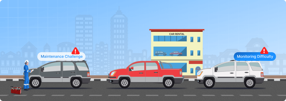 Vehicle Health Monitoring for Rental Vehicle Challenges