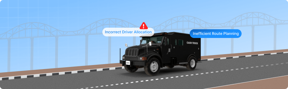 Driver Management for Cash Carry Vans Transport-challenges