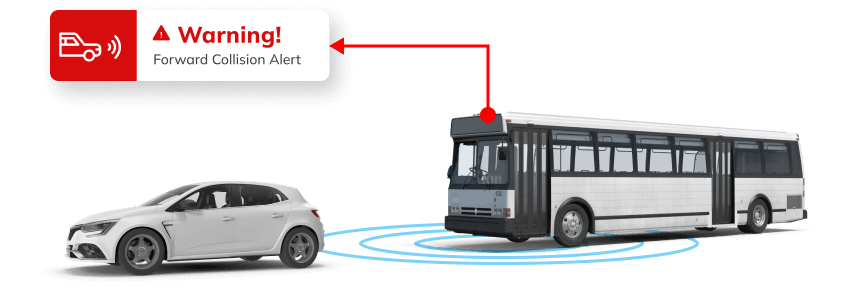 forward collision alert passenger alerts