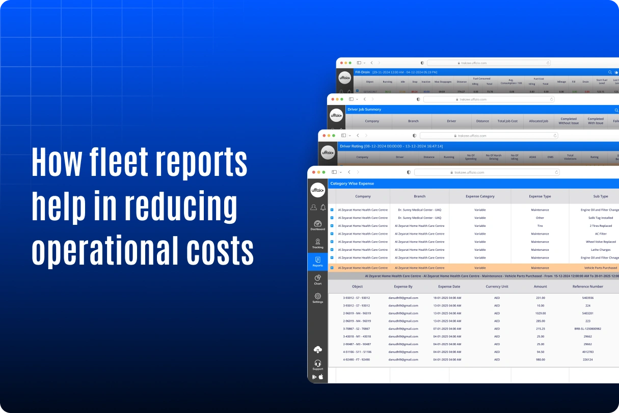 Fleet reports helps in reducing cost