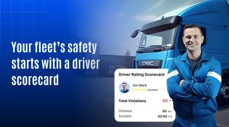 Fleet safety with driver scorecard