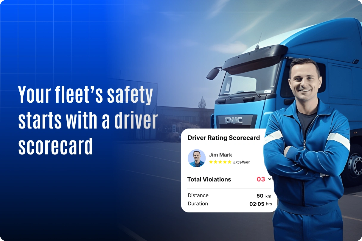 Fleet safety with driver scorecard