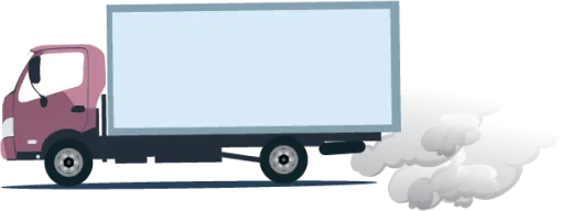 delivery truck vector image