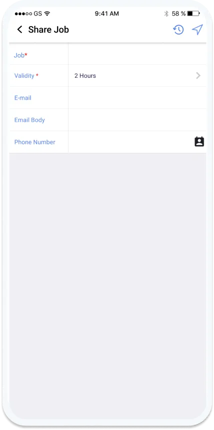 Share Job Tracking