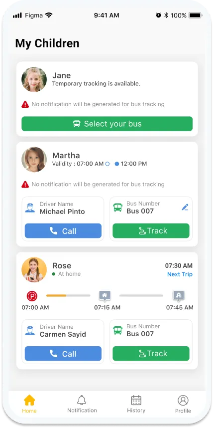 Temporary Trip Creation- Smart Bus