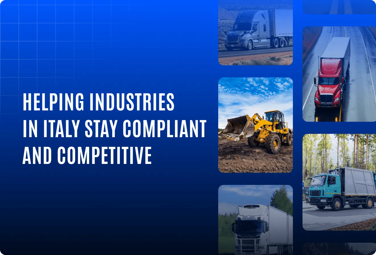 How is fleet tracking in Italy benefiting multiple industries?
