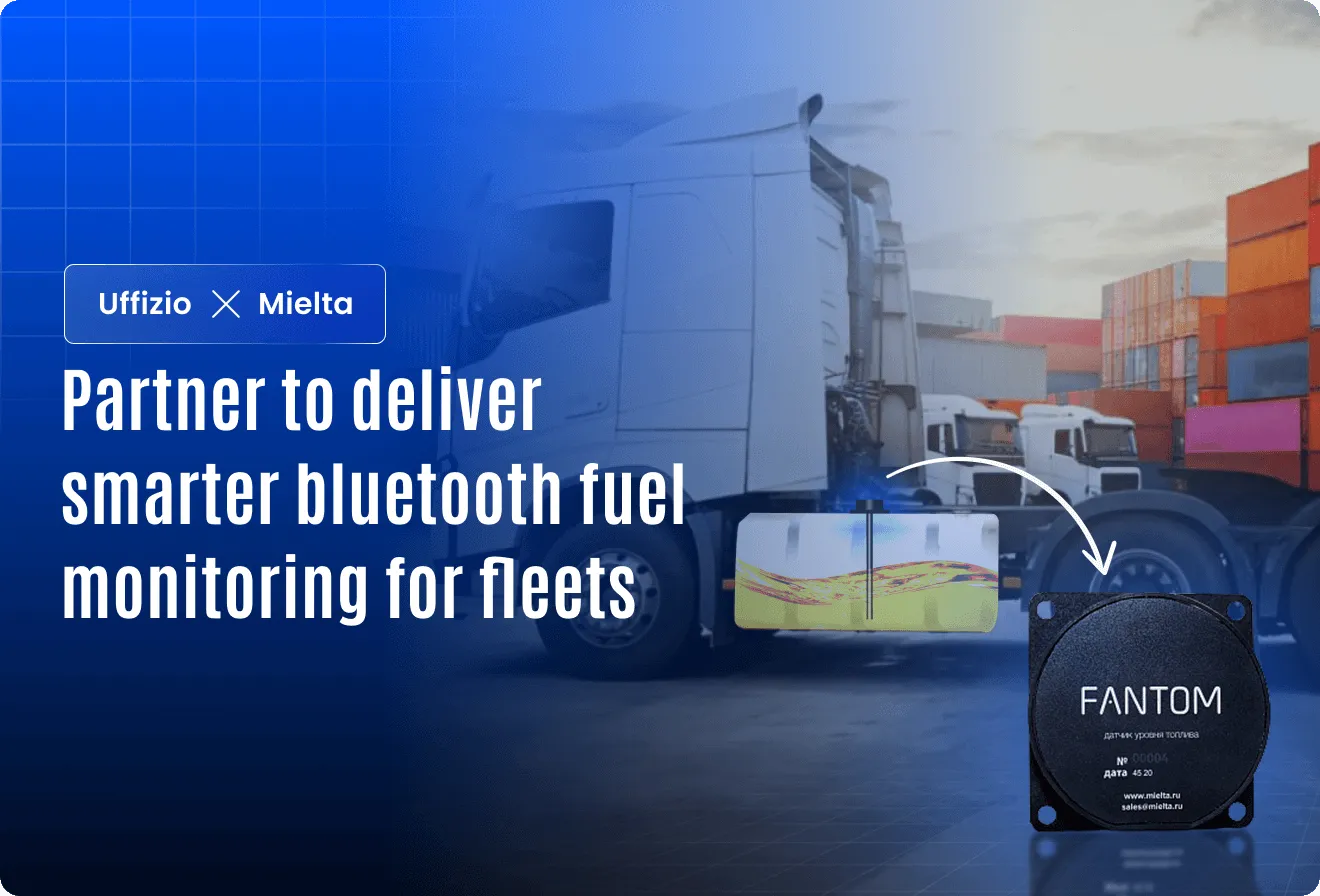 Uffizio and Mielta Partner to Deliver Smarter Bluetooth Fuel Monitoring for Fleets