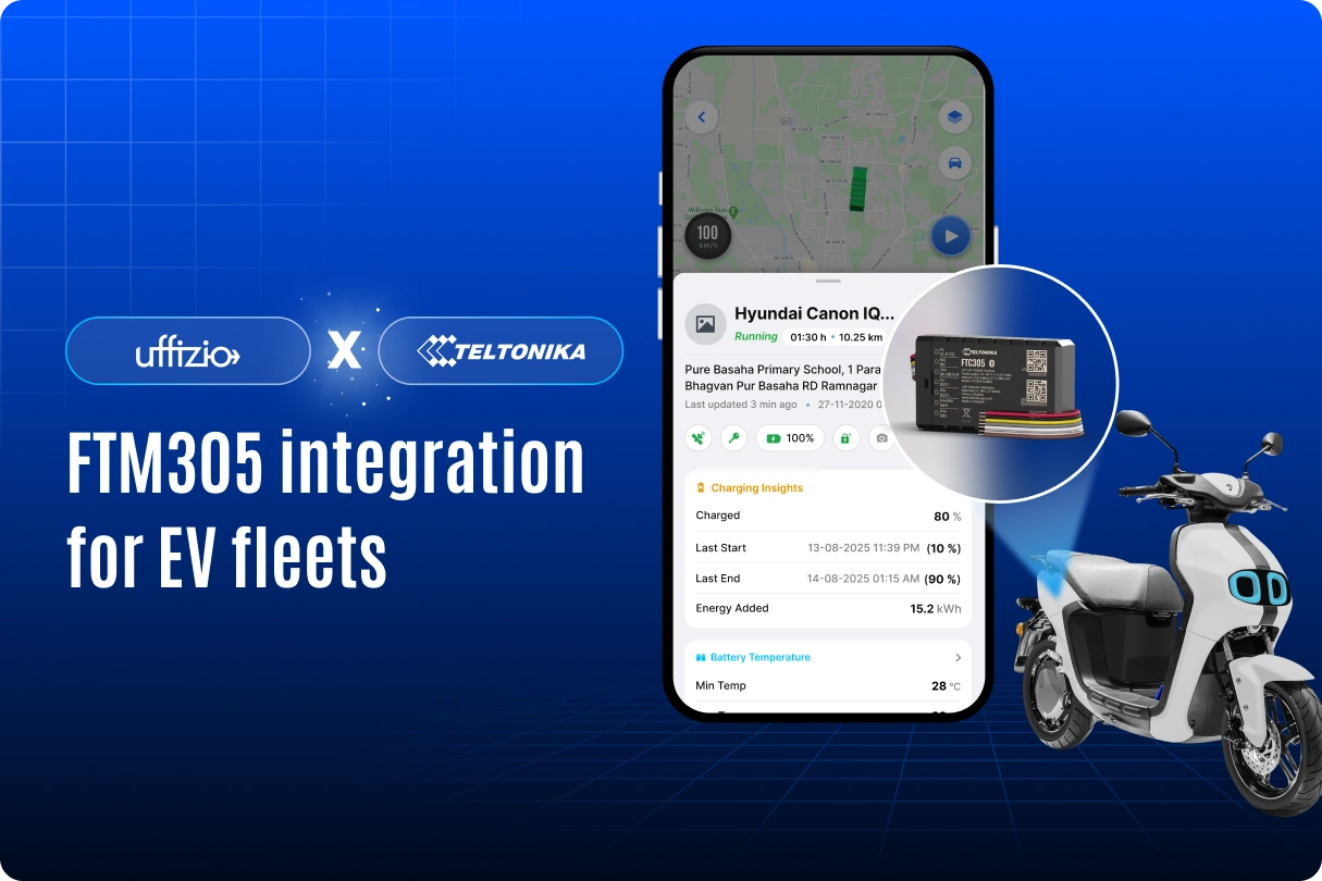 Uffizio Announces the Integration with Teltonika FTM305 for EV Fleets